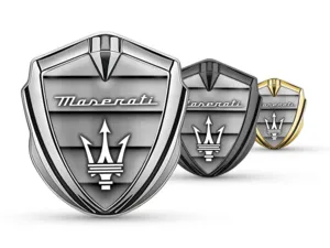 Maserati Silicone Emblema Badge Disegno Sportivo Alta Qualità